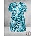KAFFE Curve Tuniek KCAMI Teal Leopard Print